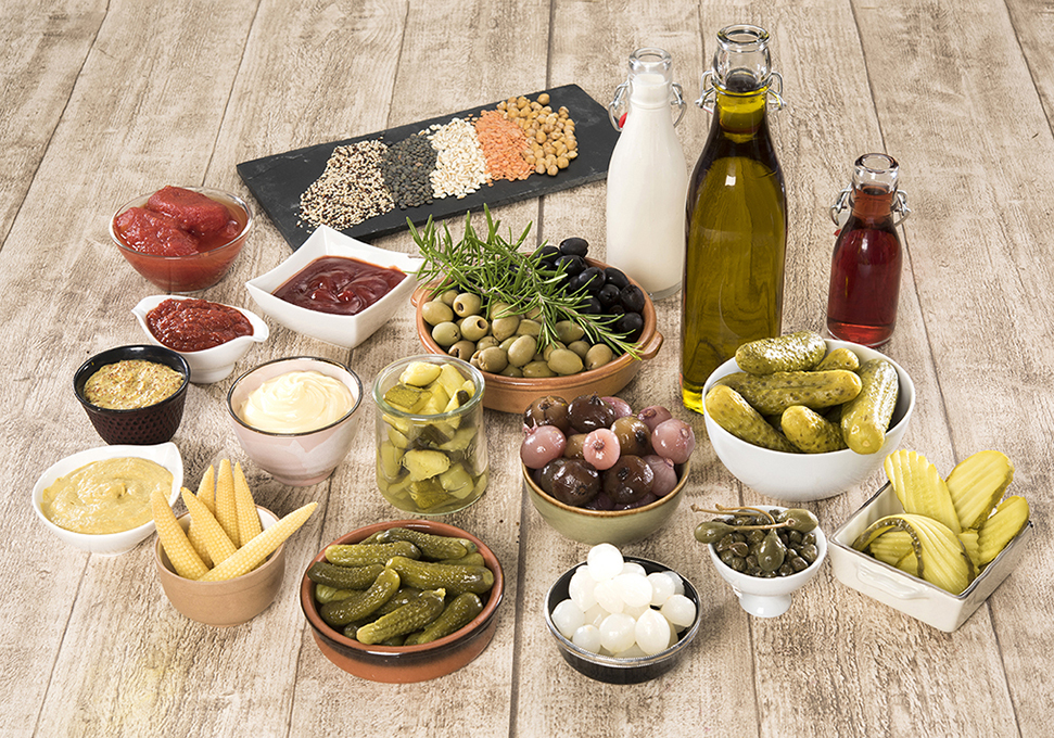 Gammes industrielles et retail Reitzel cornichons sauces et condiments